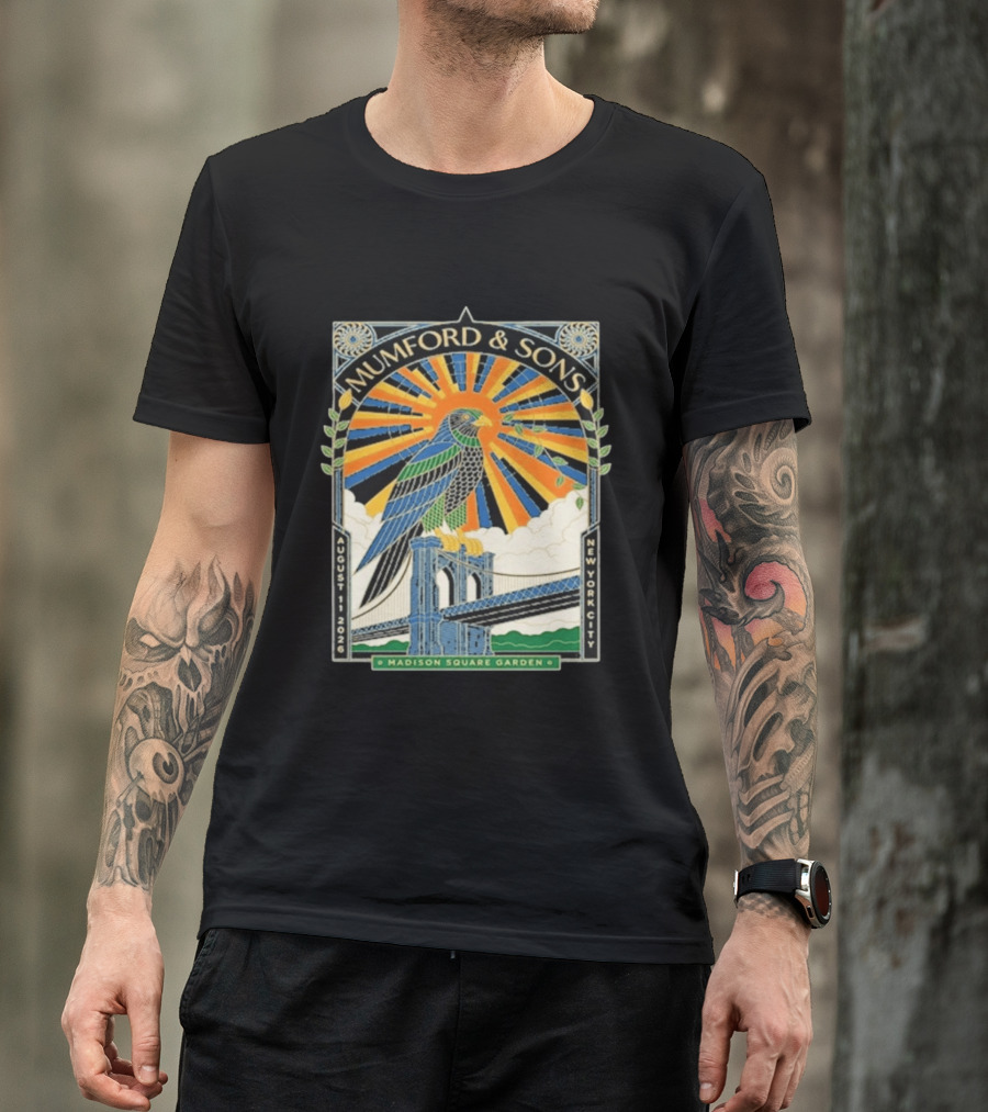 Mumford & Sons Madison Square Garden New York City August 11 2026 Event T-Shirt