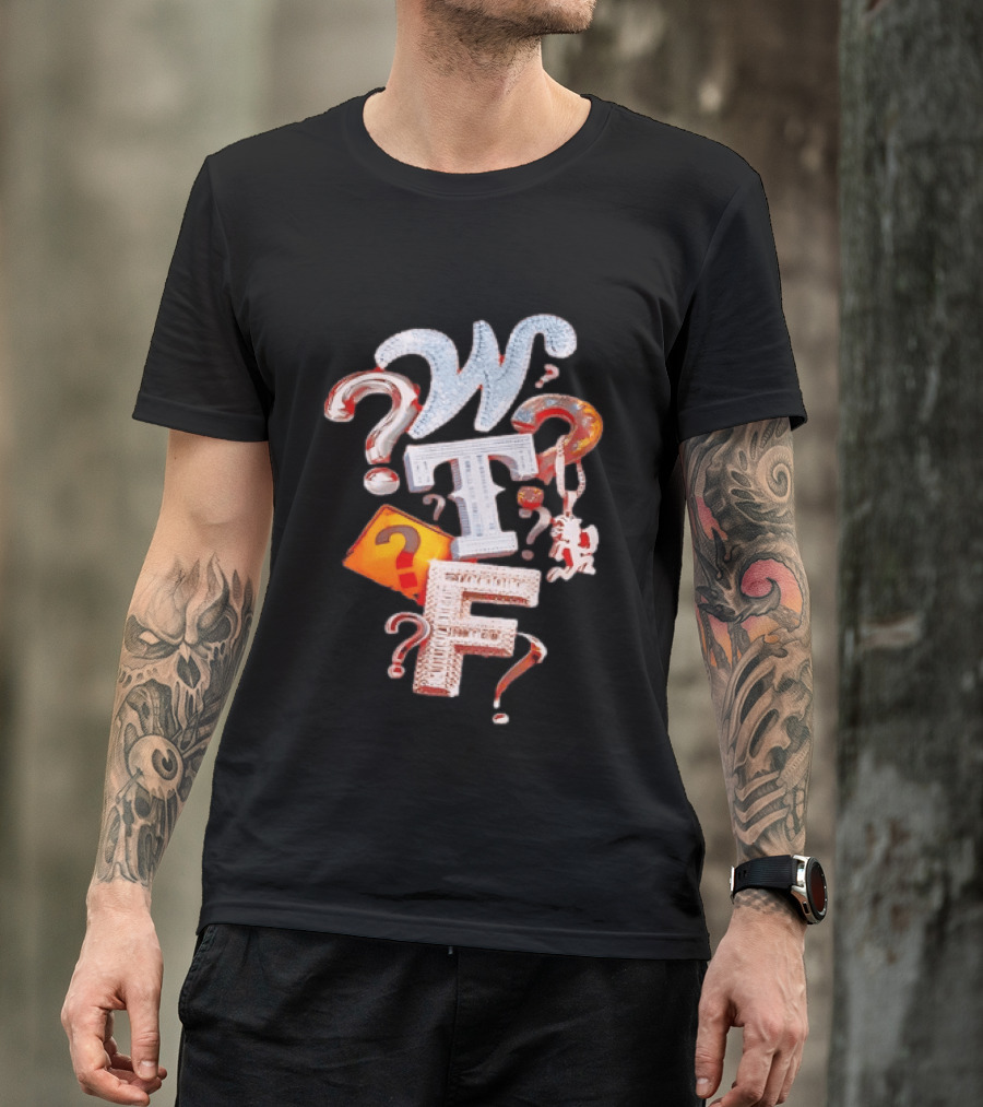 WTF Hatchetman ICP Insane Clown Posse Question Marks T-Shirt