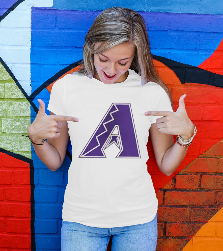 2026 Arizona Diamondbacks GCU Jersey Giveaway Purple "A" T-Shirt