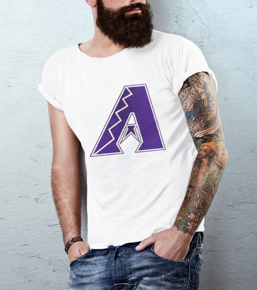 2026 Arizona Diamondbacks GCU Jersey Giveaway Purple "A" T-Shirt