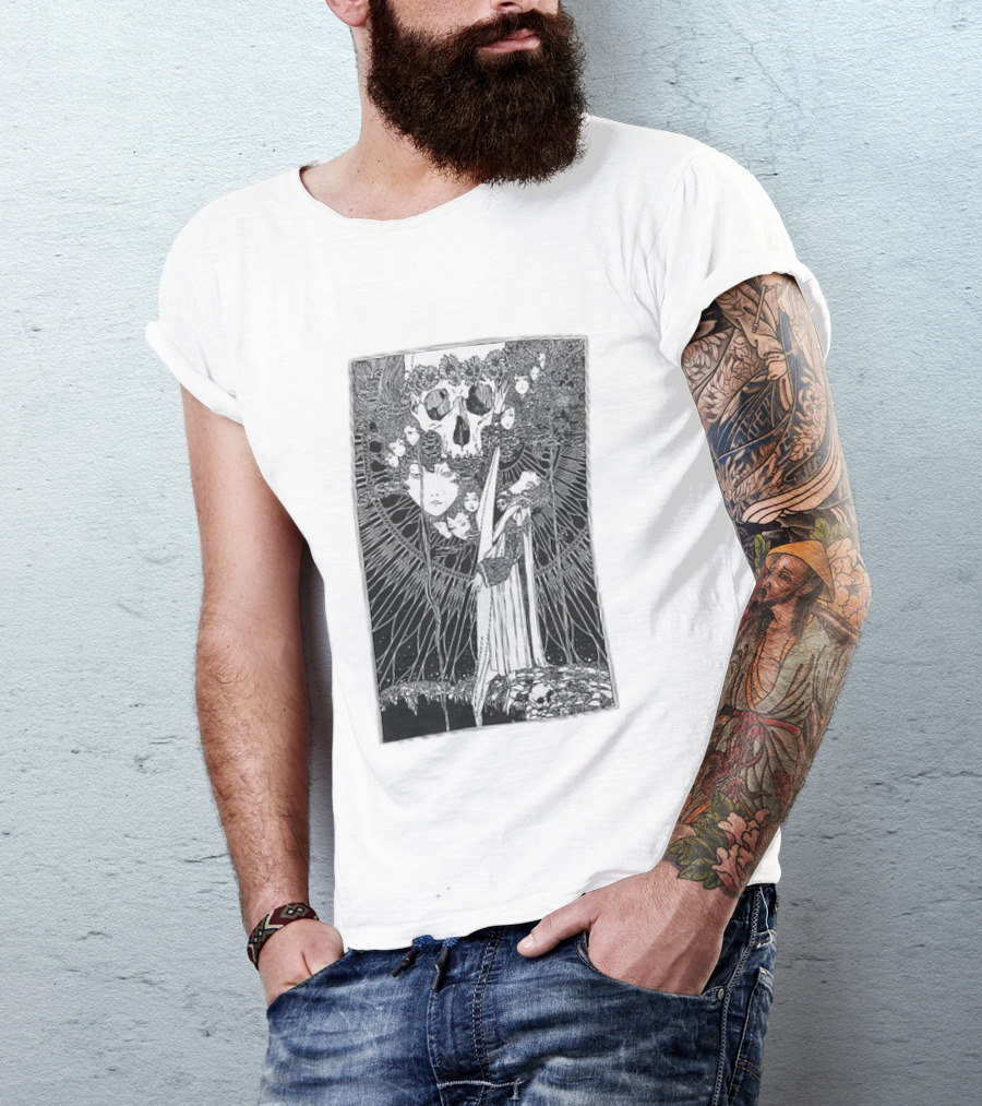 Alcest Kodama Album Art Black And White T-Shirt