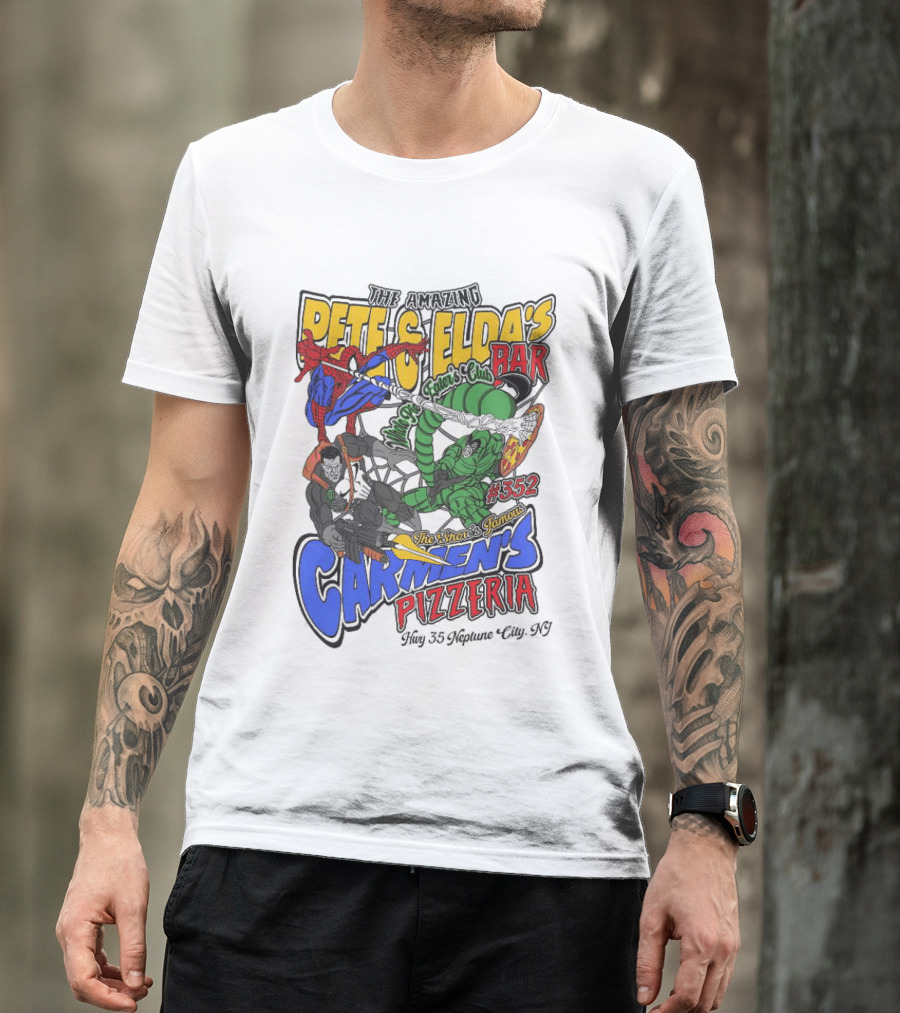 The Amazing Pete And Elda’s The Shore’s Famous Carmen’s Pizzeria T-Shirt