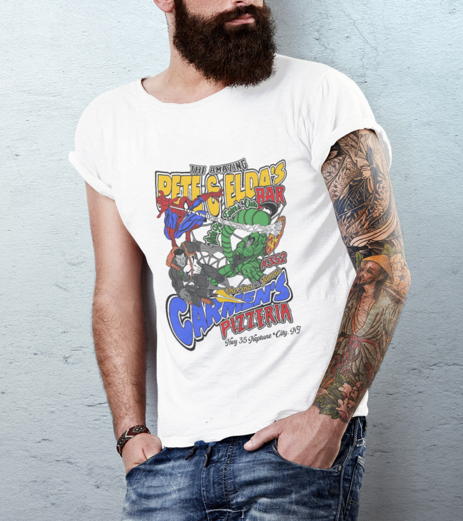 The Amazing Pete And Elda’s The Shore’s Famous Carmen’s Pizzeria T-Shirt