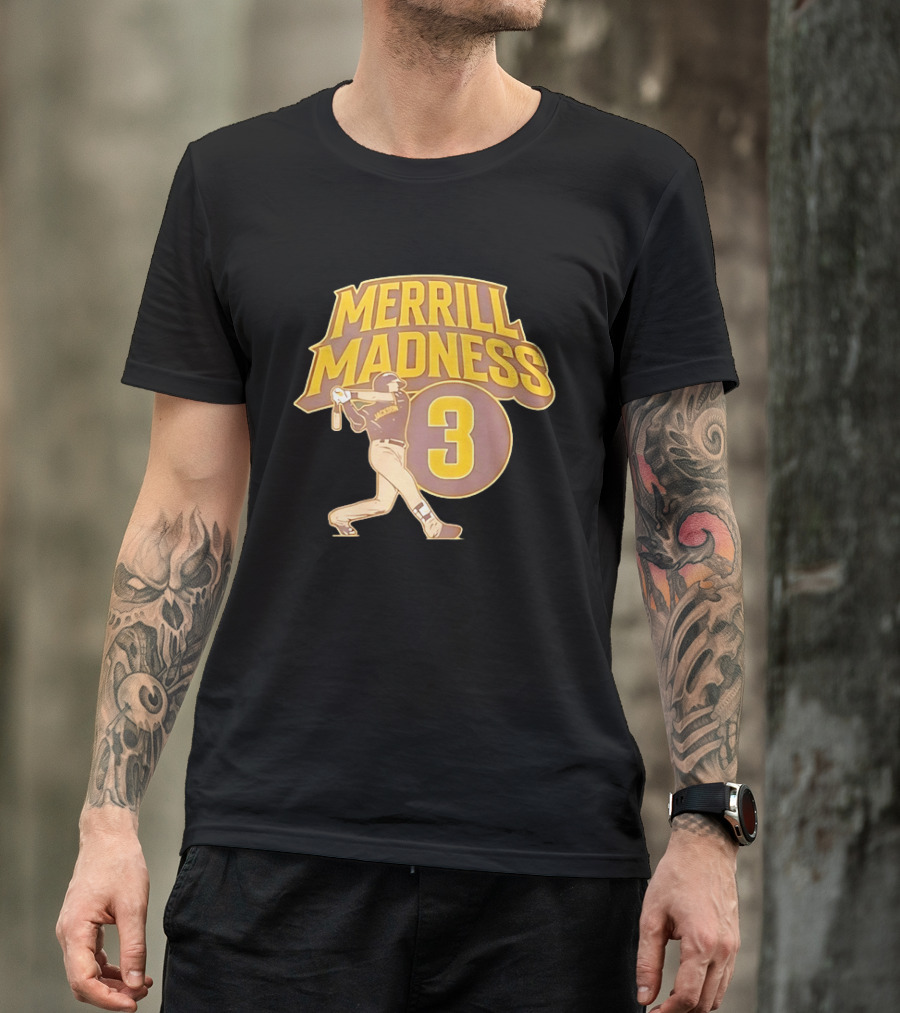 Merrill Madness 3 Jackson San Diego Padres T-Shirt