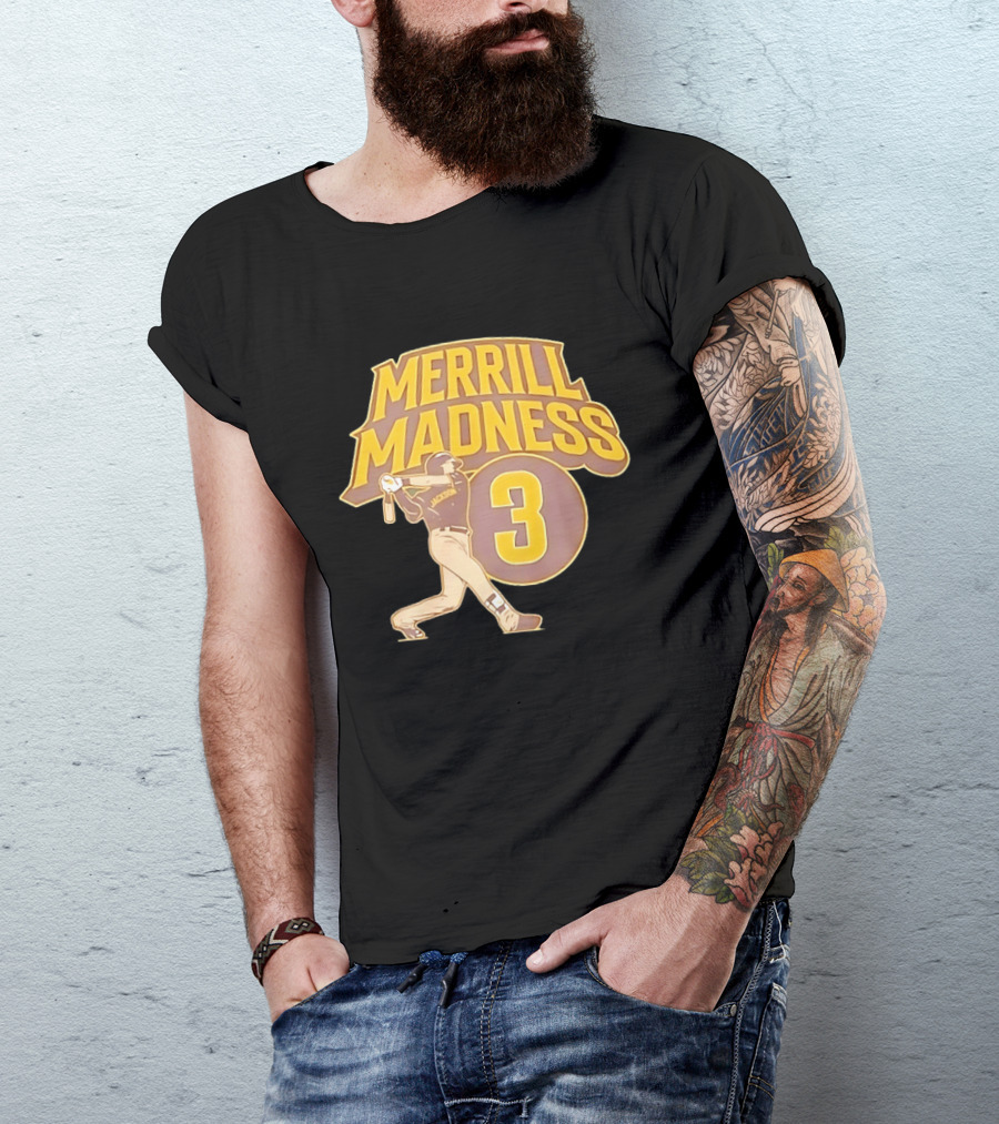 Merrill Madness 3 Jackson San Diego Padres T-Shirt