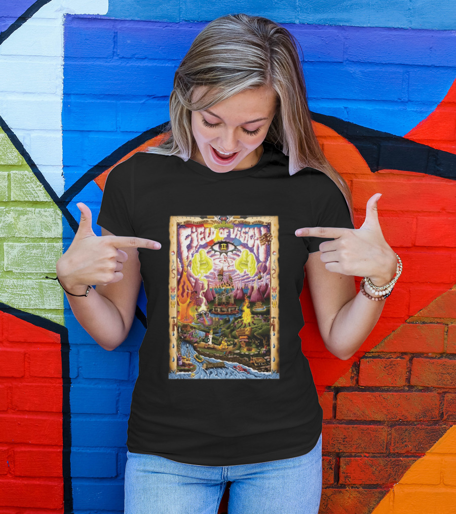 King Gizzard And The Lizard Wizard Field Of Vision II Meadow Creek Buena Vista CO Aug 14 16 2026 T-Shirt