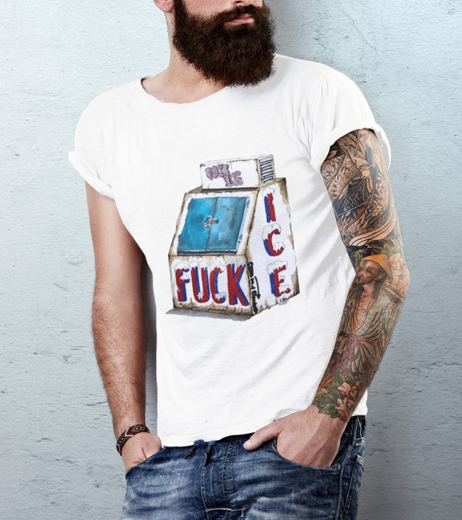 Fuck ICE No Human Is Illegal On Stolen Land T-Shirt
