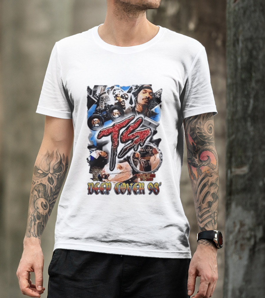 Toney Starks Deep Cover 98 RIP Big Pun 90s Rap Album Mashup T-Shirt