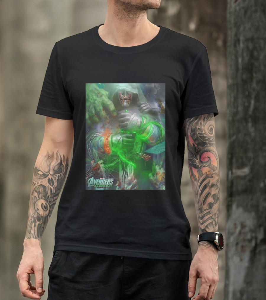 Avengers Doomsday Infinity Vision Powered Heroes Chaos T-Shirt