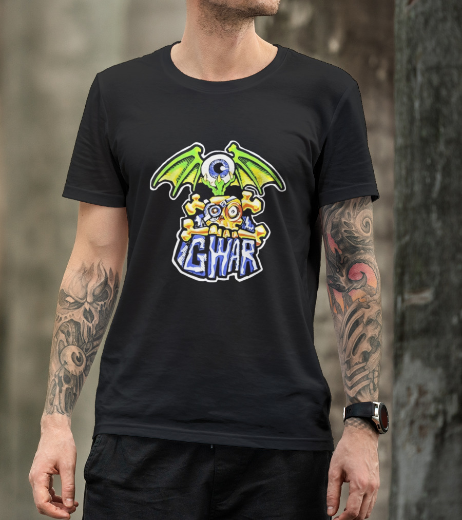 Gwar Winged Eyeball Skull Heavy Metal T-Shirt