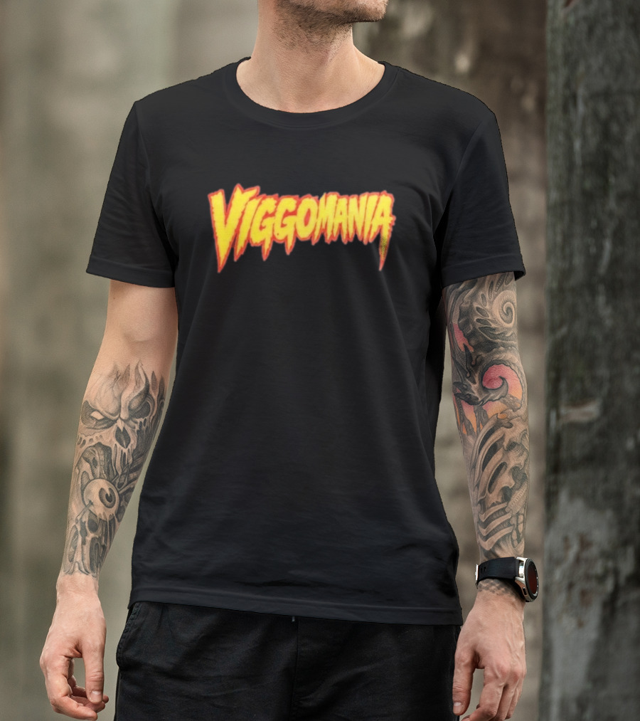 VIGGOMANIA Bold Retro Style Text Trend T-Shirt