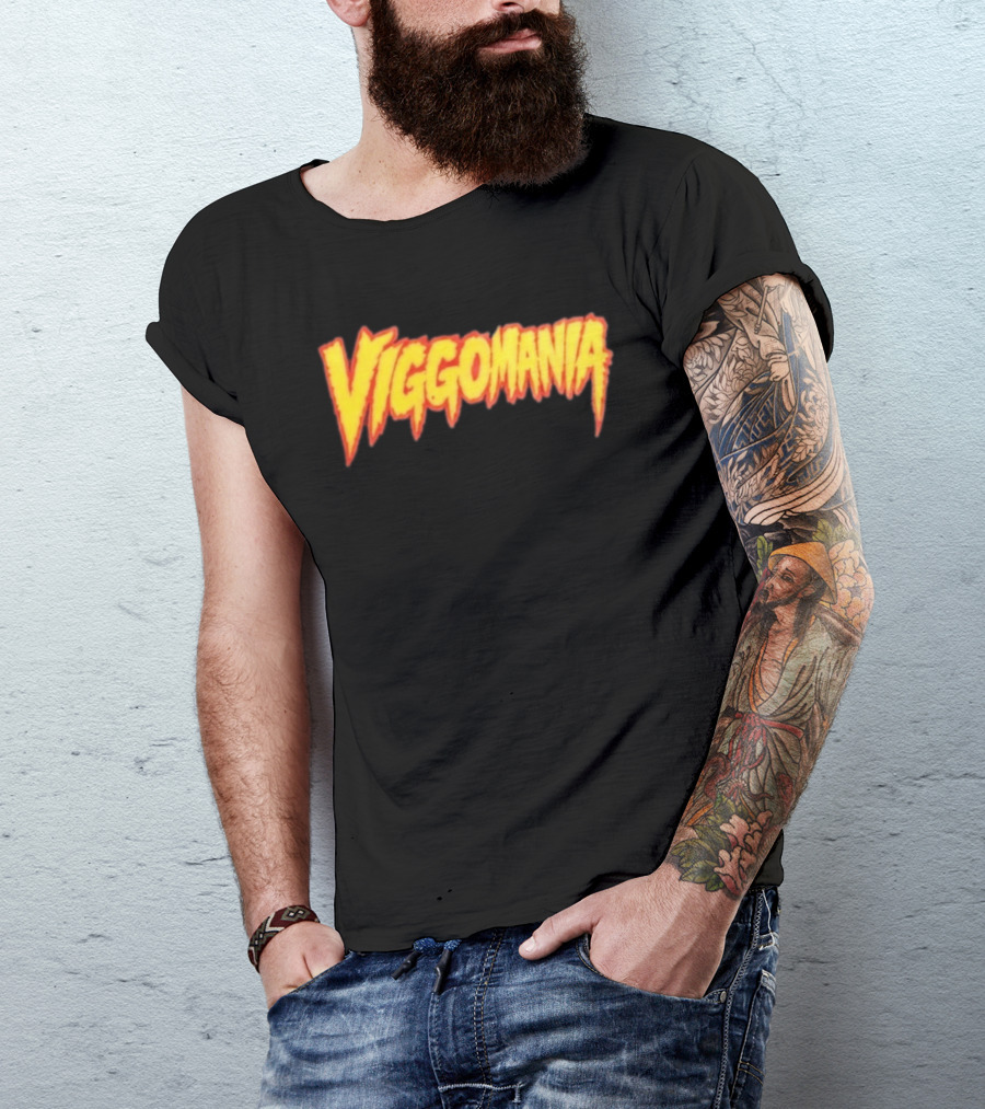 VIGGOMANIA Bold Retro Style Text Trend T-Shirt