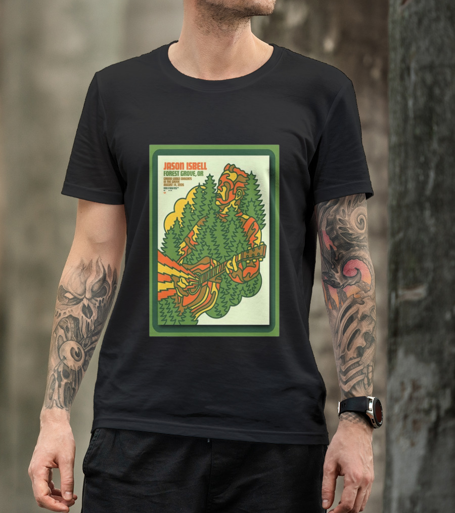 Jason Isbell Forest Grove OR Grand Lodge Concerts Aug 14 2026 T-Shirt