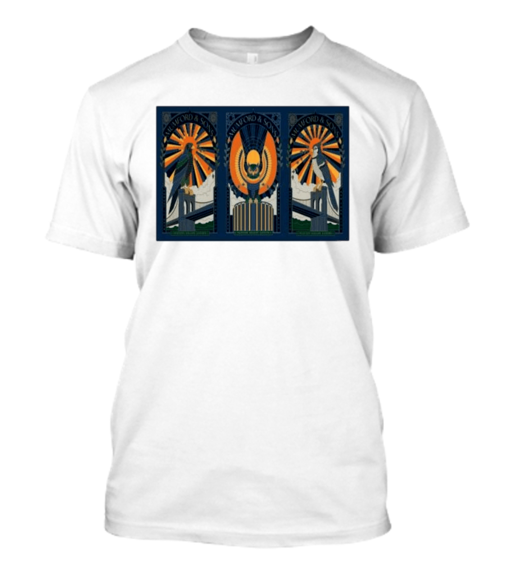 Mumford & Sons Madison Square Garden NYC 2026 Event August 11 13 Trio Nights T-Shirt
