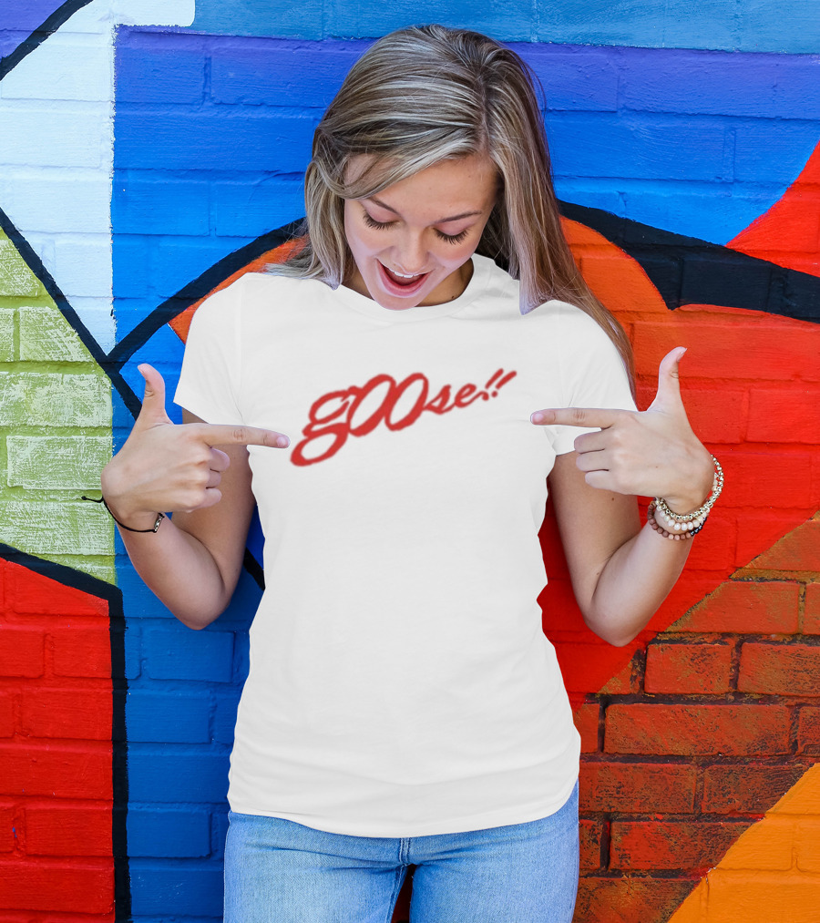 Grent Perez G00se Baseball Red Script T-Shirt