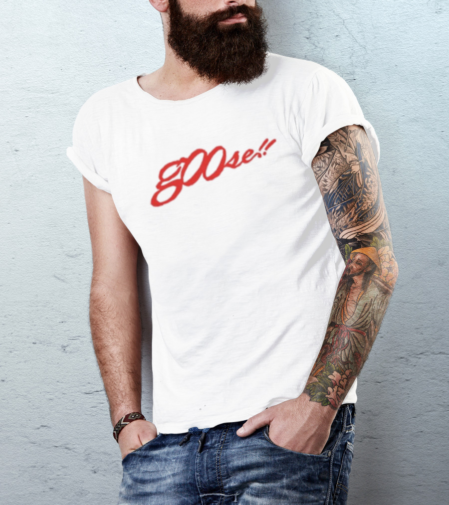 Grent Perez G00se Baseball Red Script T-Shirt