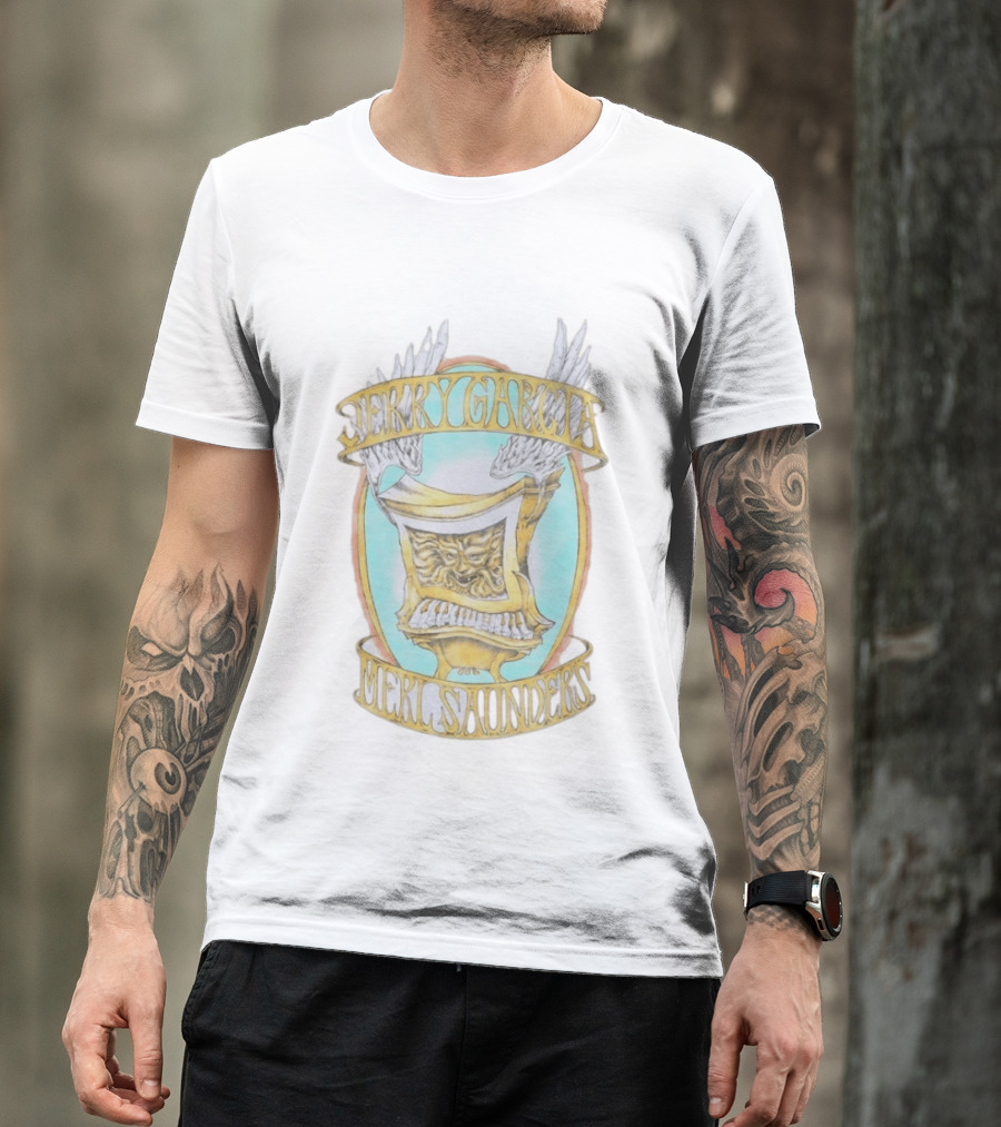 Jerry Garcia Merl Saunders Winged Piano Collaboration T-Shirt