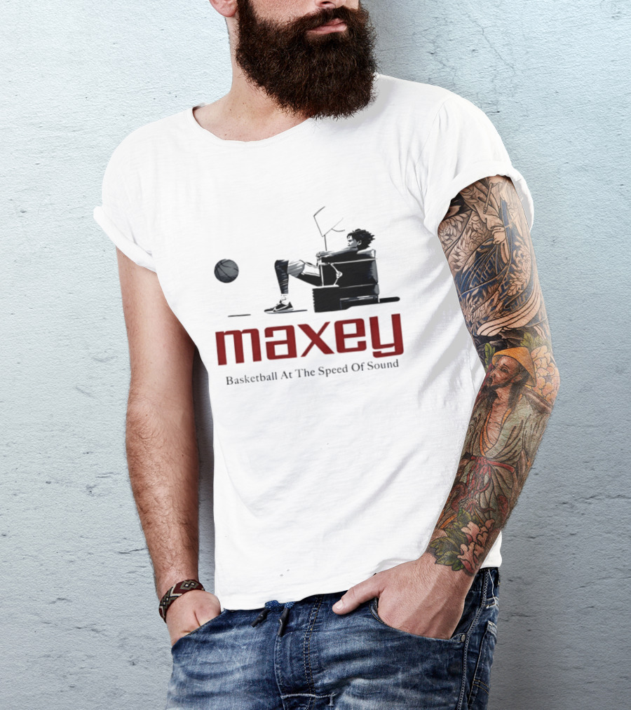 Maxey Basketball At The Speed Of Sound T-Shirt