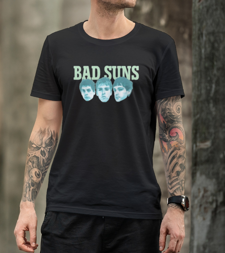 Bad Suns Band Floating Heads Imagery Merchandise T-Shirt