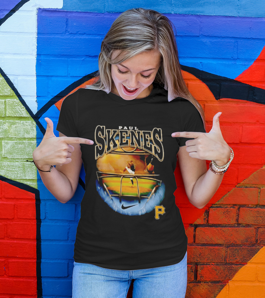 Paul Skenes Pittsburgh Pirates Ballpark Action Nike T-Shirt