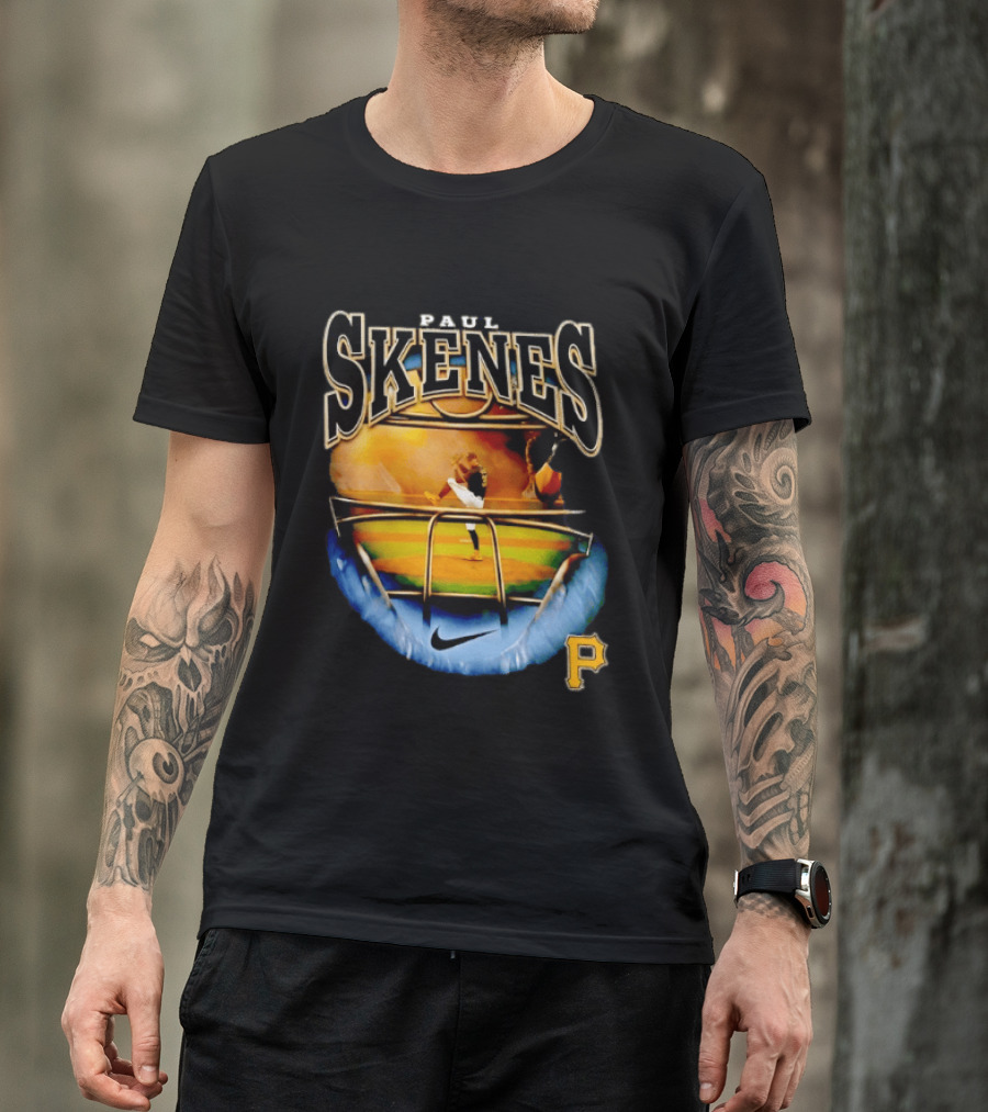 Paul Skenes Pittsburgh Pirates Ballpark Action Nike T-Shirt