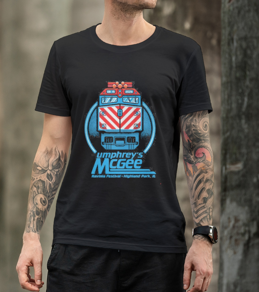 Highland Park IL 08.15.2026 Umphrey's McGee Tour Train T-Shirt