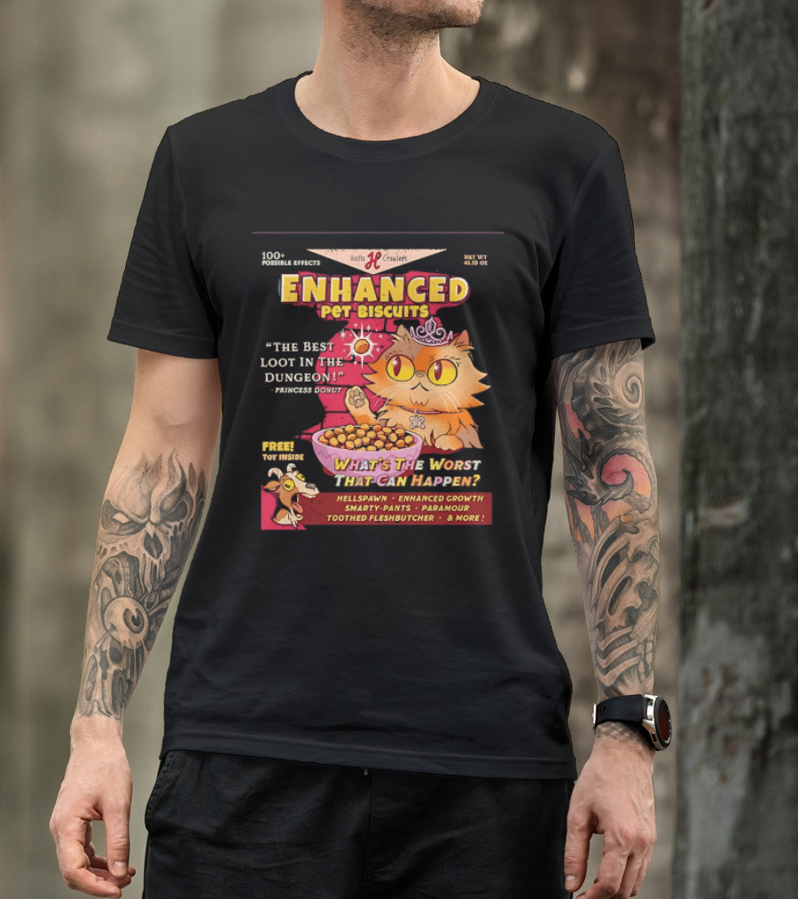 Enhanced Pet Biscuits Princess Donut Best Loot In The Dungeon T-Shirt