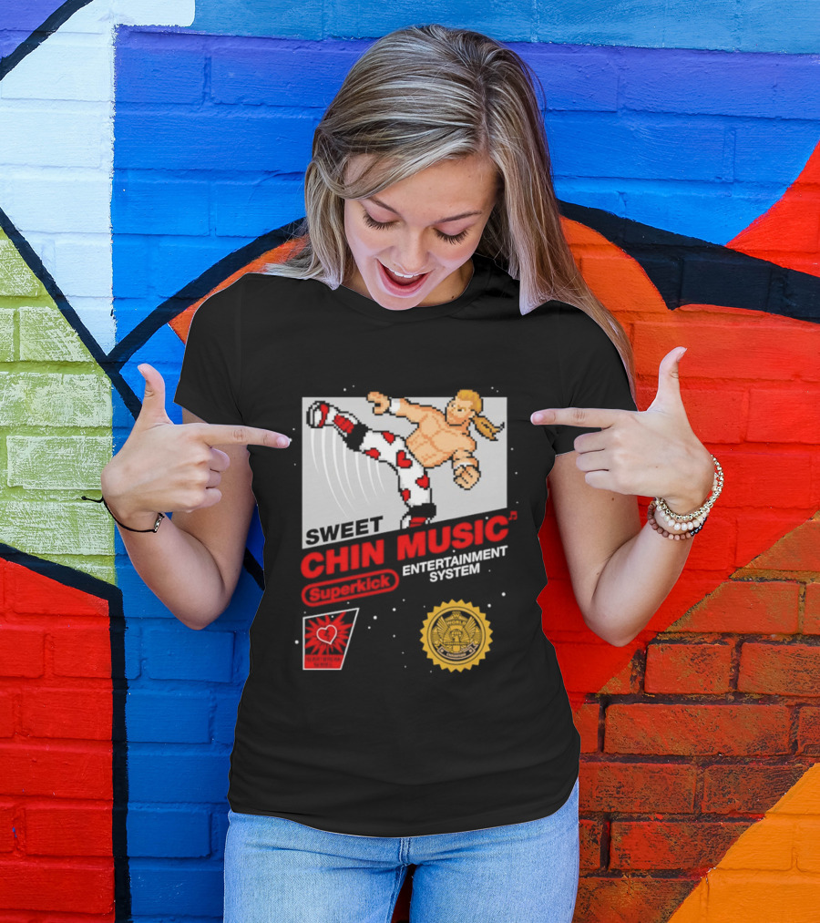 Sweet Chin Music Heartbreak Kid Entertainment System Series T-Shirt