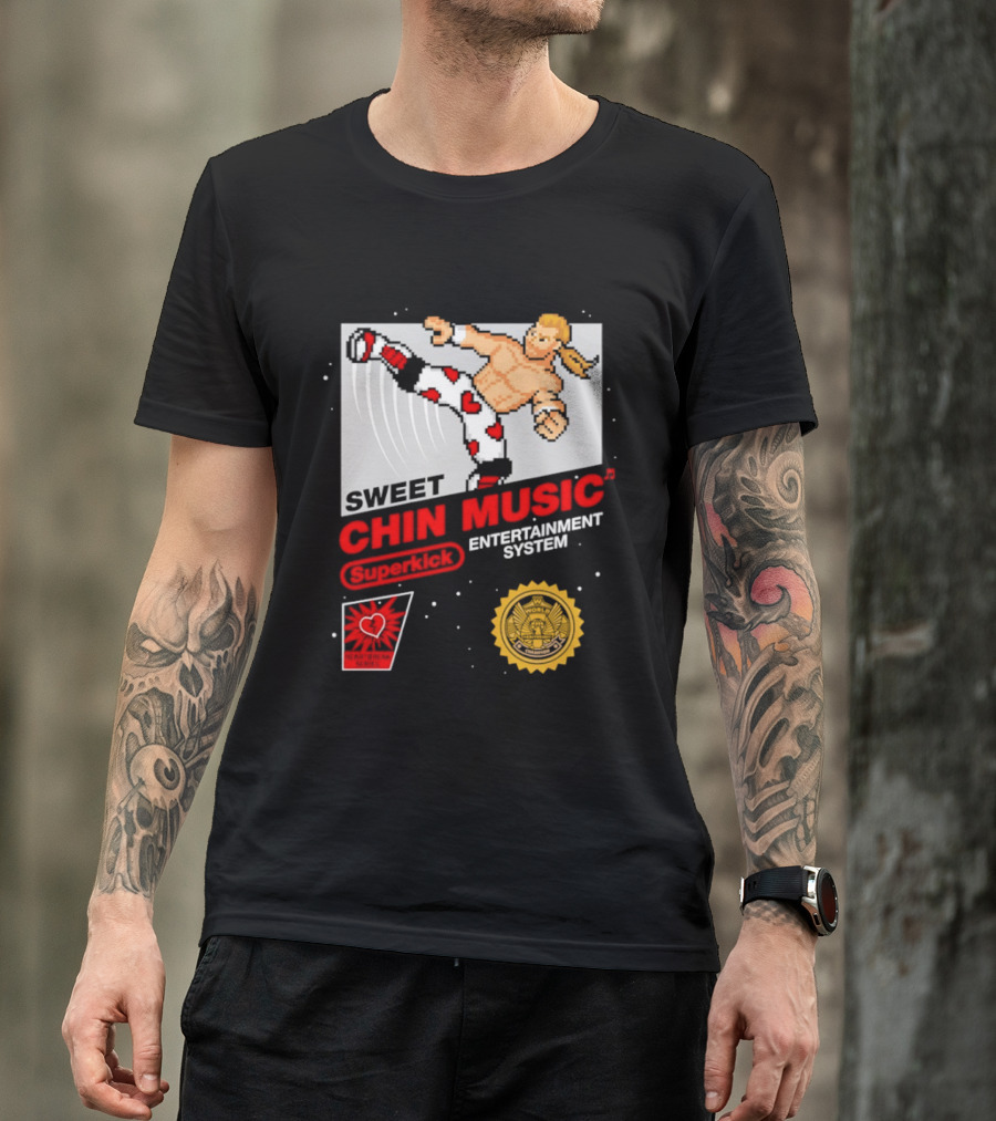 Sweet Chin Music Heartbreak Kid Entertainment System Series T-Shirt