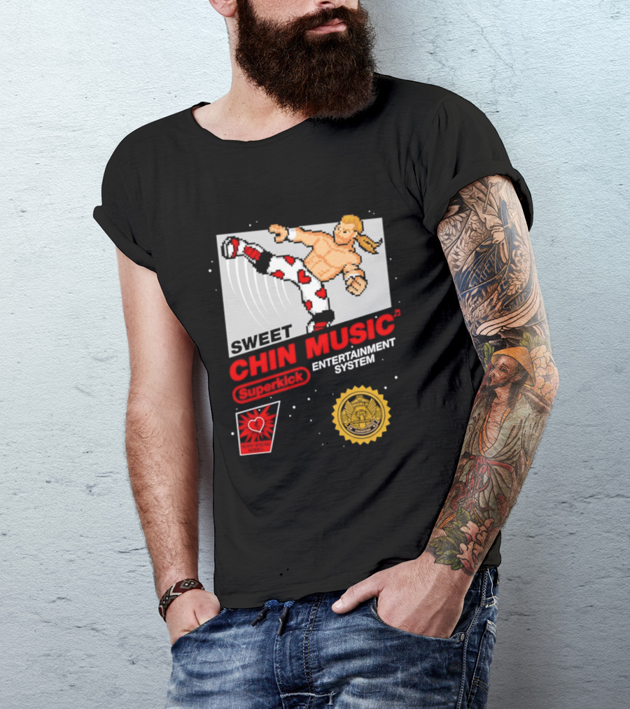 Sweet Chin Music Heartbreak Kid Entertainment System Series T-Shirt