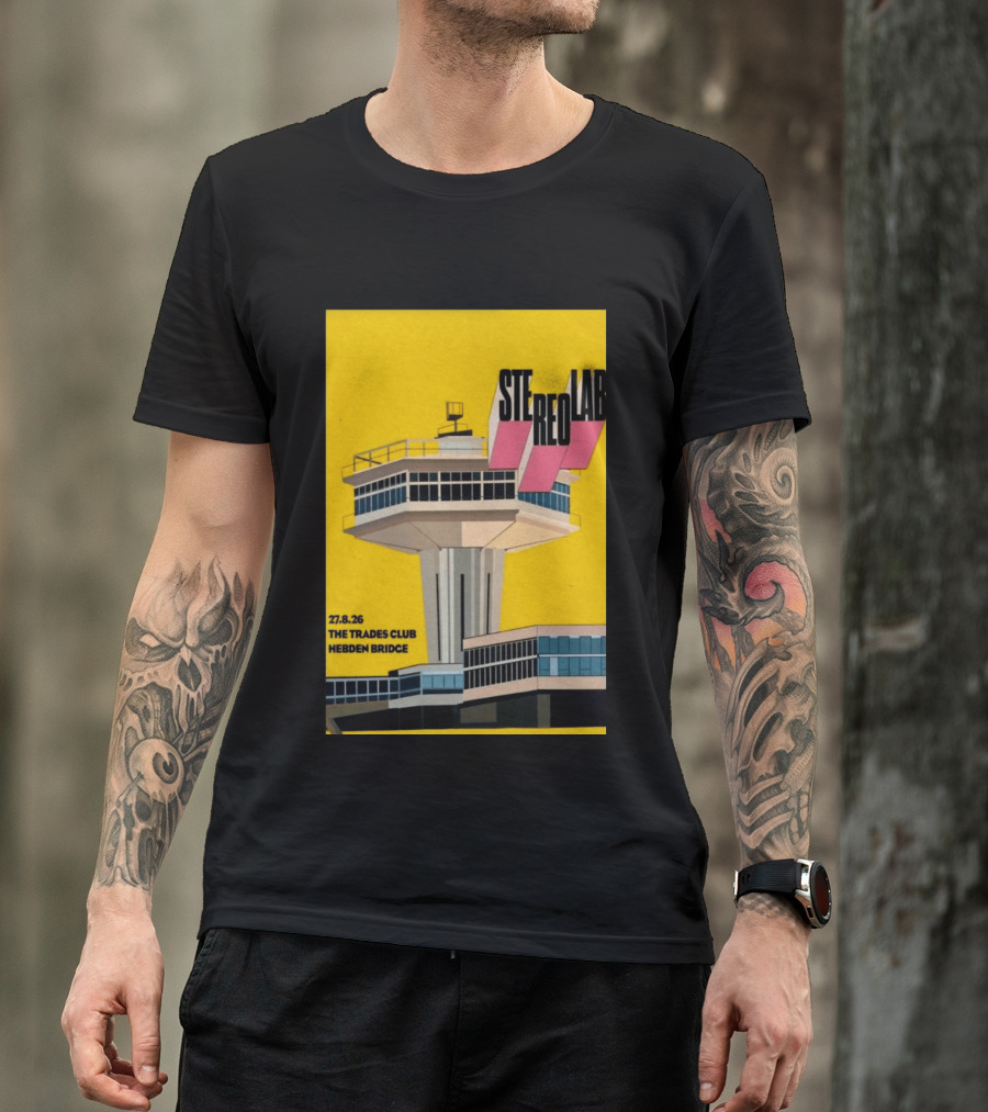 Stereolab 27.8.26 Hebden Bridge The Trades Club T-Shirt