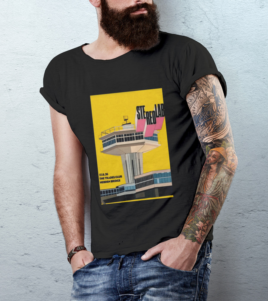 Stereolab 27.8.26 Hebden Bridge The Trades Club T-Shirt