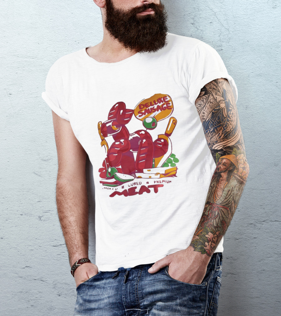Deluxe Sausage Cured Premium Meat T-Shirt