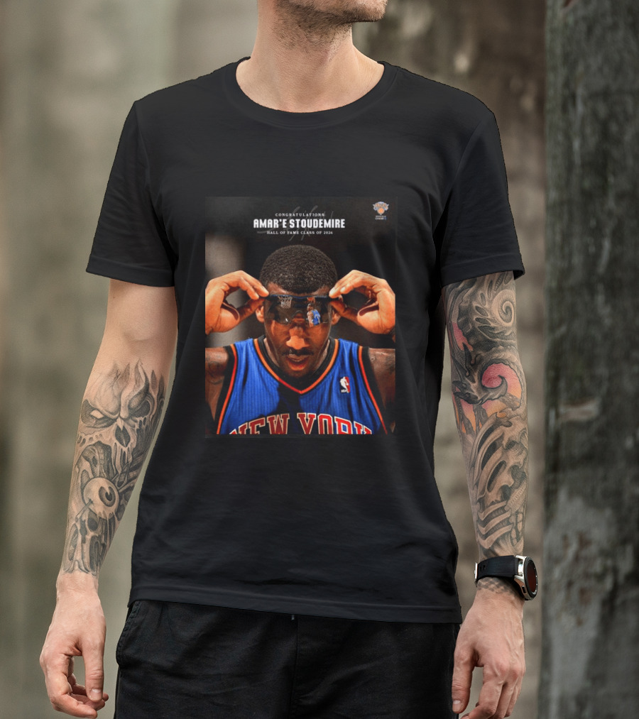 Congratulations Amar'e Stoudemire New York Knicks Hall Of Fame Class Of 2026 T-Shirt
