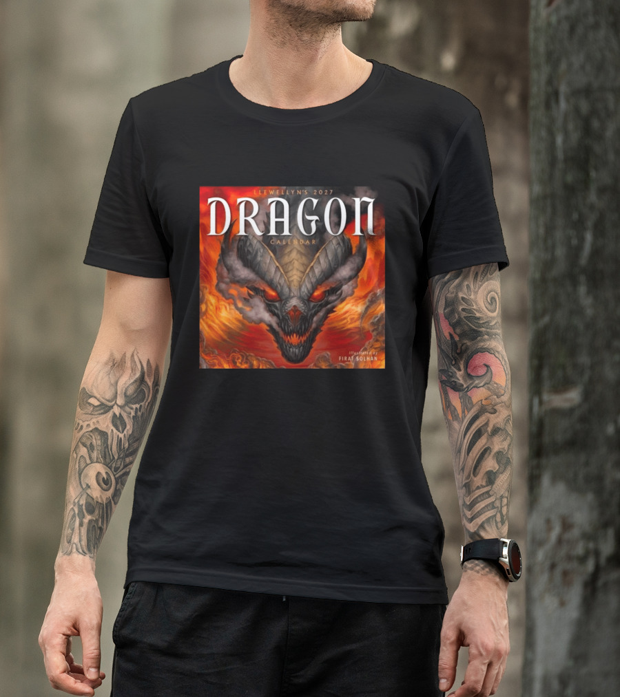 Llewellyn's 2027 Dragon Calendar Illustrated By Firat Solhan T-Shirt