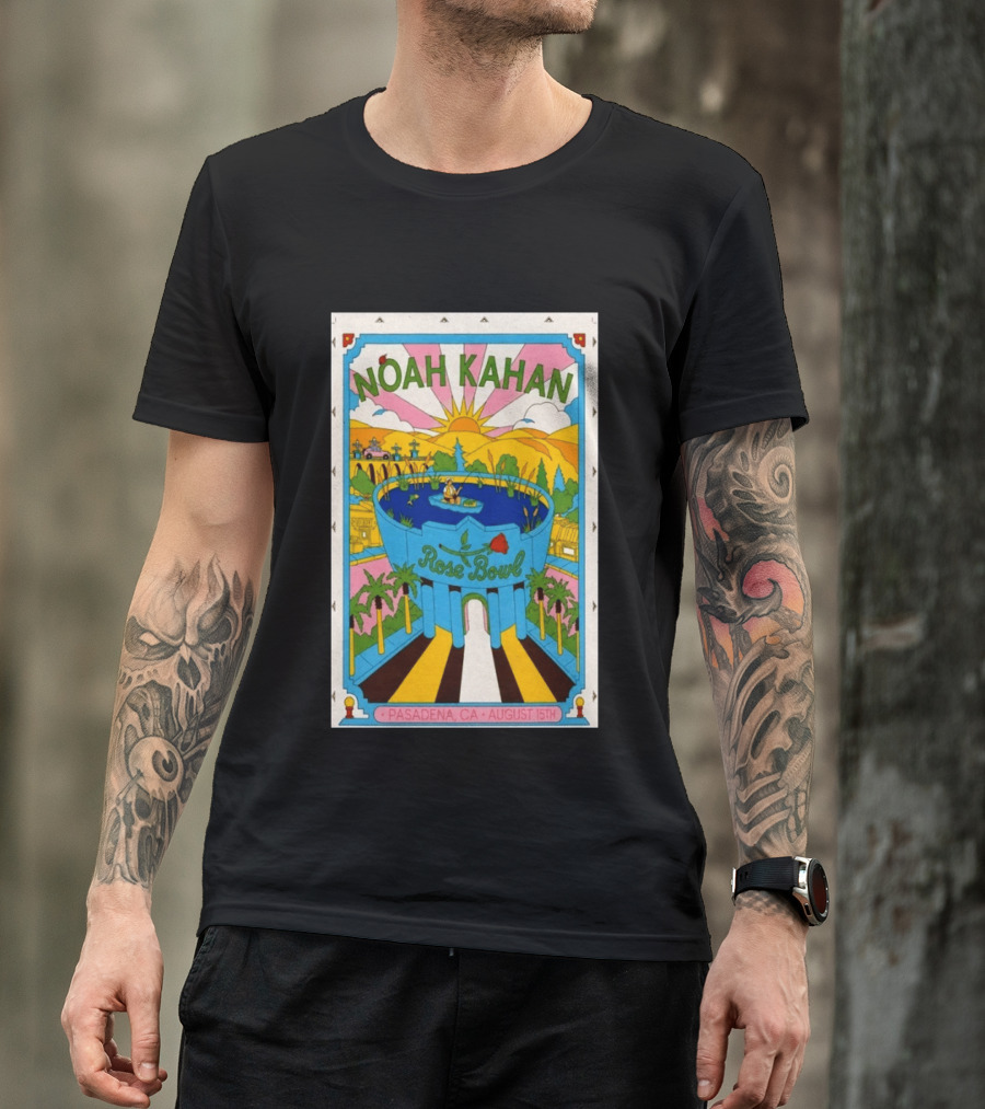 Noah Kahan Rose Bowl Pasadena CA August 15th 2026 T-Shirt