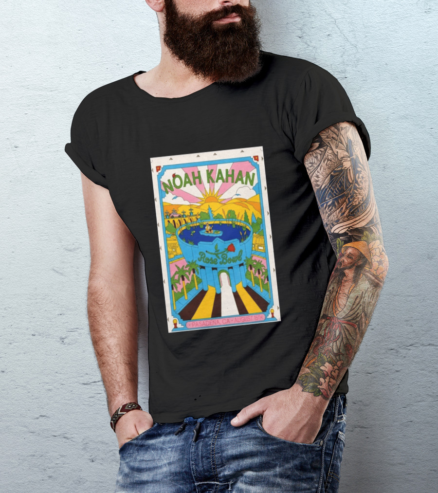Noah Kahan Rose Bowl Pasadena CA August 15th 2026 T-Shirt