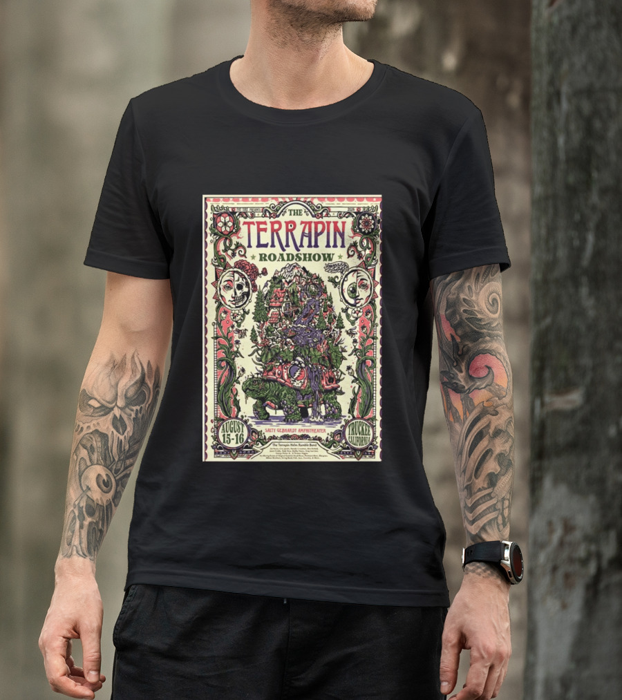 Terrapin Roadshow August 15 16 2026 Salty Gebhardt Amphitheater Truckee California T-Shirt
