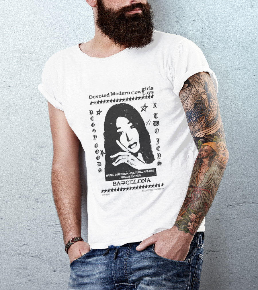 Devoted Modern Cowboys Two Jebs Peggy Goods Music Direction Barcelona T-Shirt