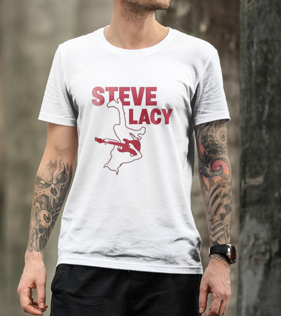 Steve Lacy Oh Yeah Tour Tracklist Guitar T-Shirt