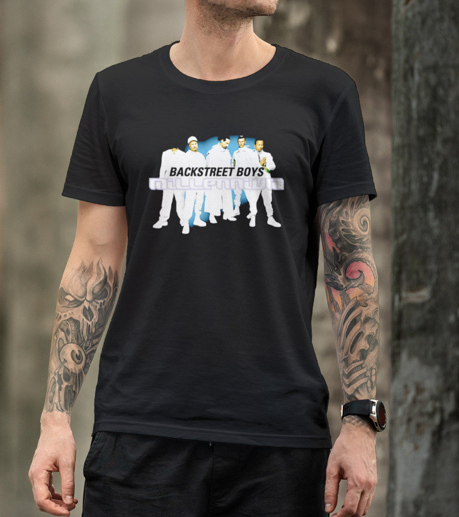 Backstreet Boys Millennium 90s Pop Boy Band Iconic Album Cover T-Shirt