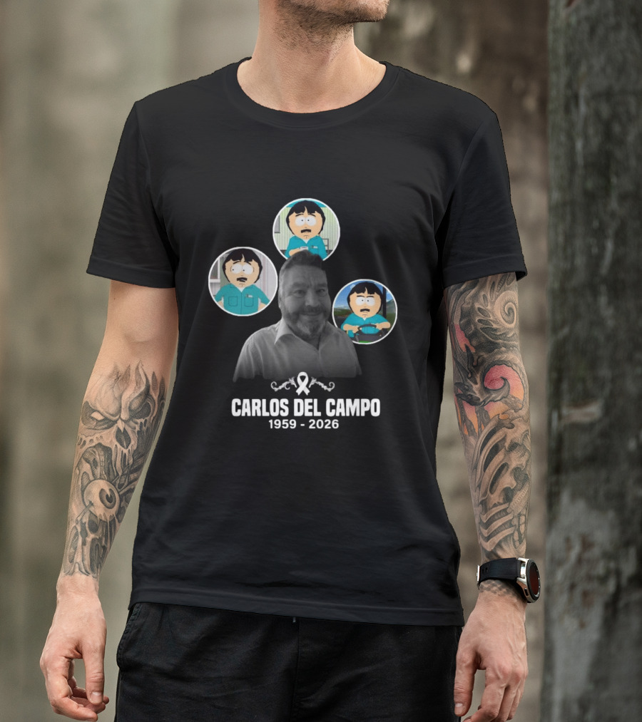 CARLOS DEL CAMPO 1959 2026 South Park Character Collection T-Shirt
