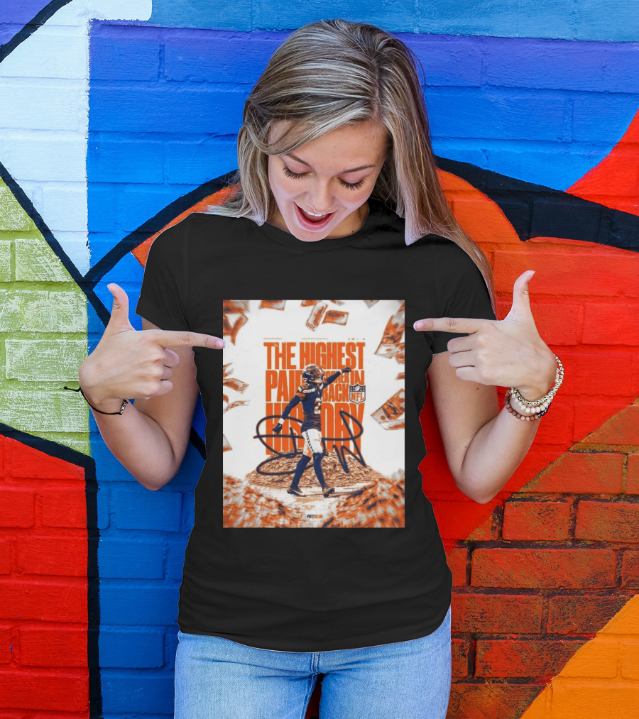 Devon Witherspoon NFL The Highest Paid Cornerback In History T-Shirt