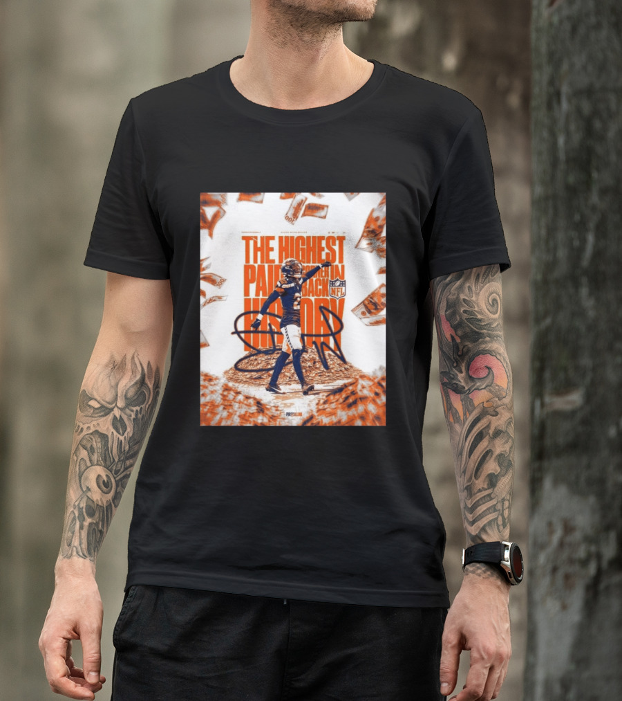 Devon Witherspoon NFL The Highest Paid Cornerback In History T-Shirt