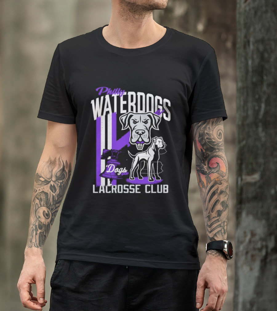Philly Waterdogs Lacrosse Club Dogs Philadelphia T-Shirt