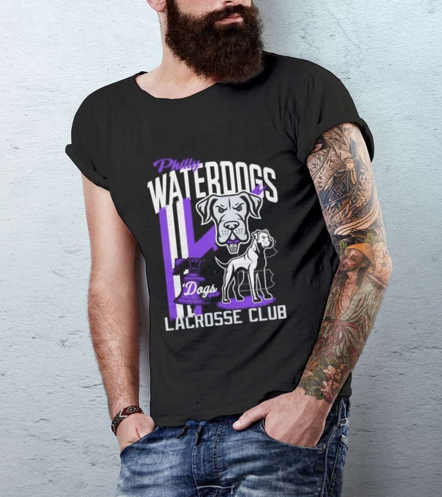Philly Waterdogs Lacrosse Club Dogs Philadelphia T-Shirt