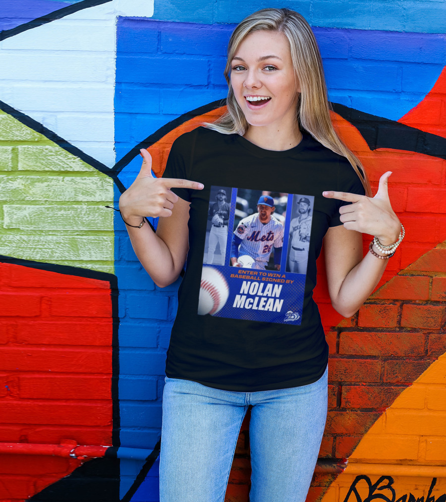 Enter To Win A Baseball Signed By Nolan McLean Mets 26 Celebrating 25 Years T-Shirt