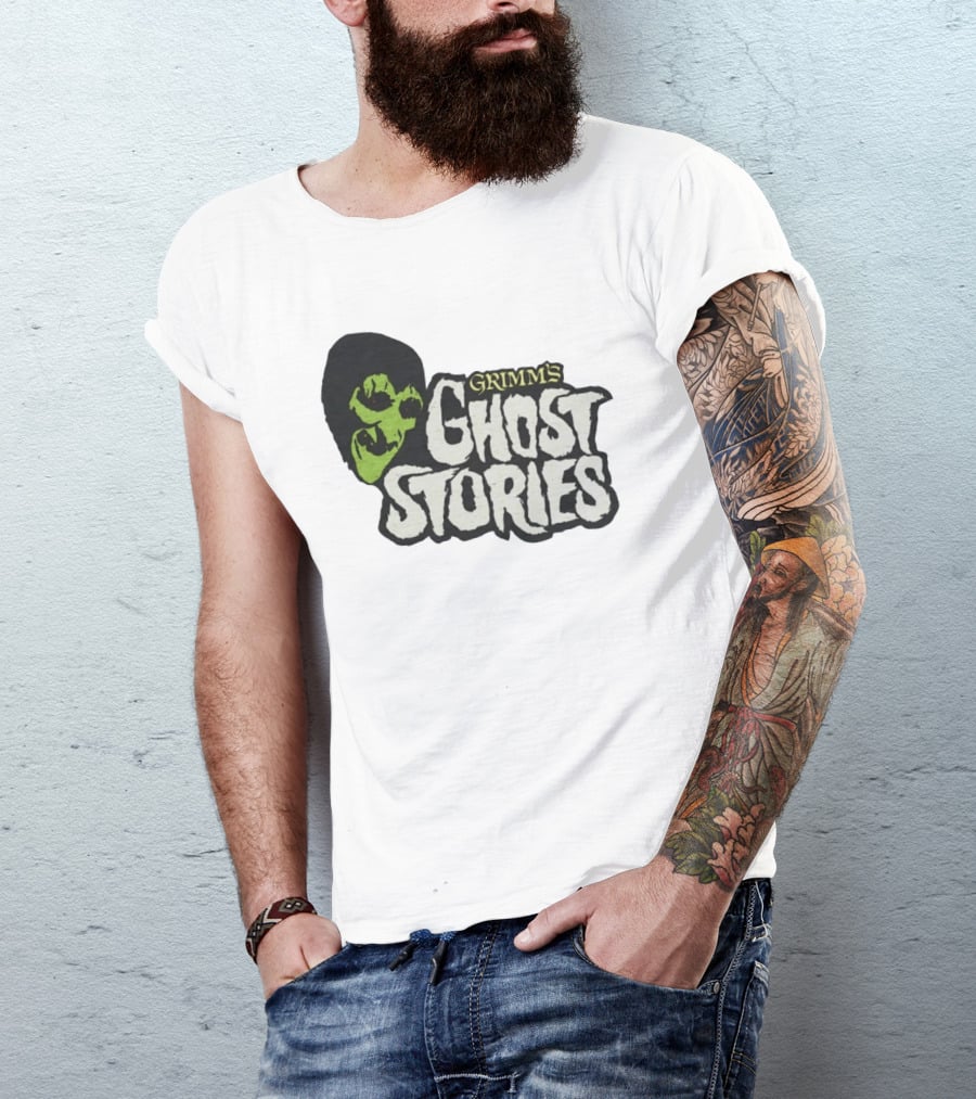 Grimm's Ghost Stories Spooky Horror Green Face T-Shirt