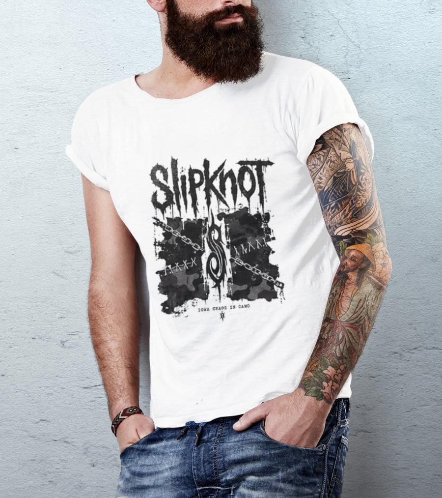 Slipknot Chaos Stitched Into Every Scar Official Merchandise T-Shirt