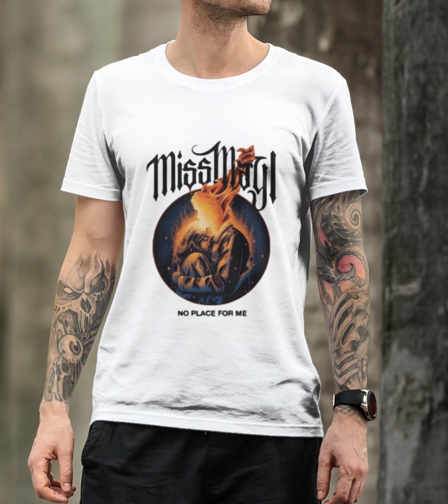 Miss May I No Place For Me Solid State Records Store White Black Ringer T-Shirt